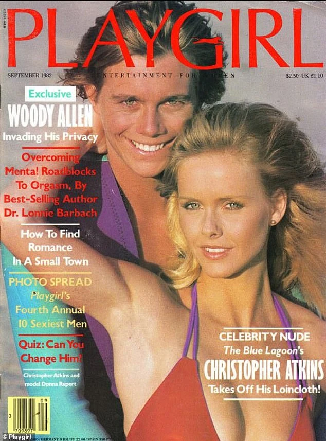 On the cover: Christopher, who took it all off for Playgirl two years after The Blue Lagoon released, shared he believes in stability