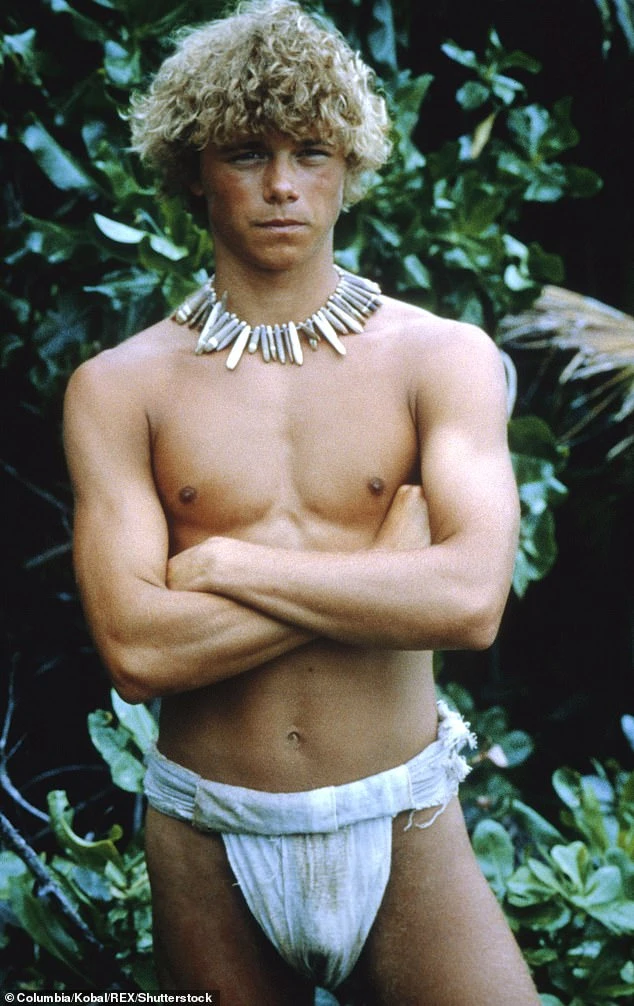 Controversial: Christopher was only 18 when he made his film debut in The Blue Lagoon and appeared in his own nude scenes