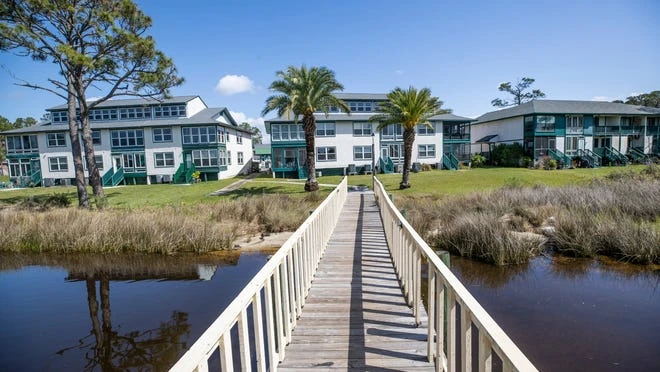 Greenwood Estates units 4A, 4F and 2A were among the cheapest condos on the market in Bay County on Wednesday morning. The community is located in the Panama City Beach area.