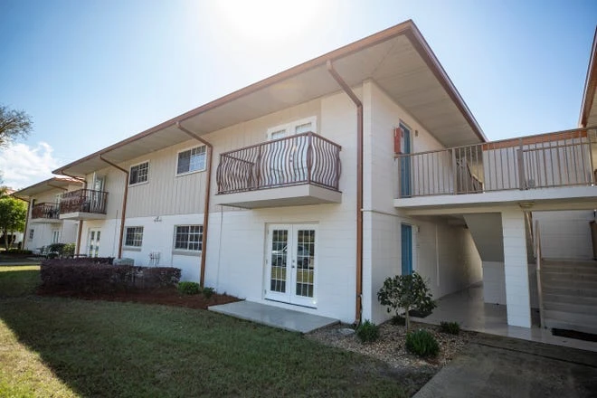 Unit B101 at Landmark on St. Andrew Bay was the lowest priced condo on the market in Bay County on Wednesday morning. The one-bedroom unit was listed at $141,500.