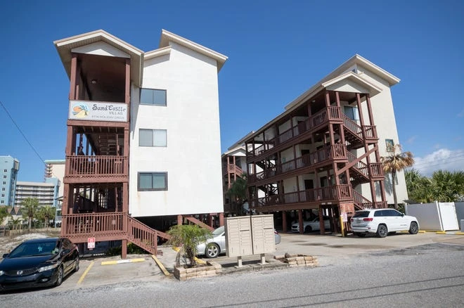 Unit 11 of the Sand Castle Villas was the third-lowest priced condo on the market in Bay County on Wednesday morning. The one-bedroom unit was listed at $179,000.