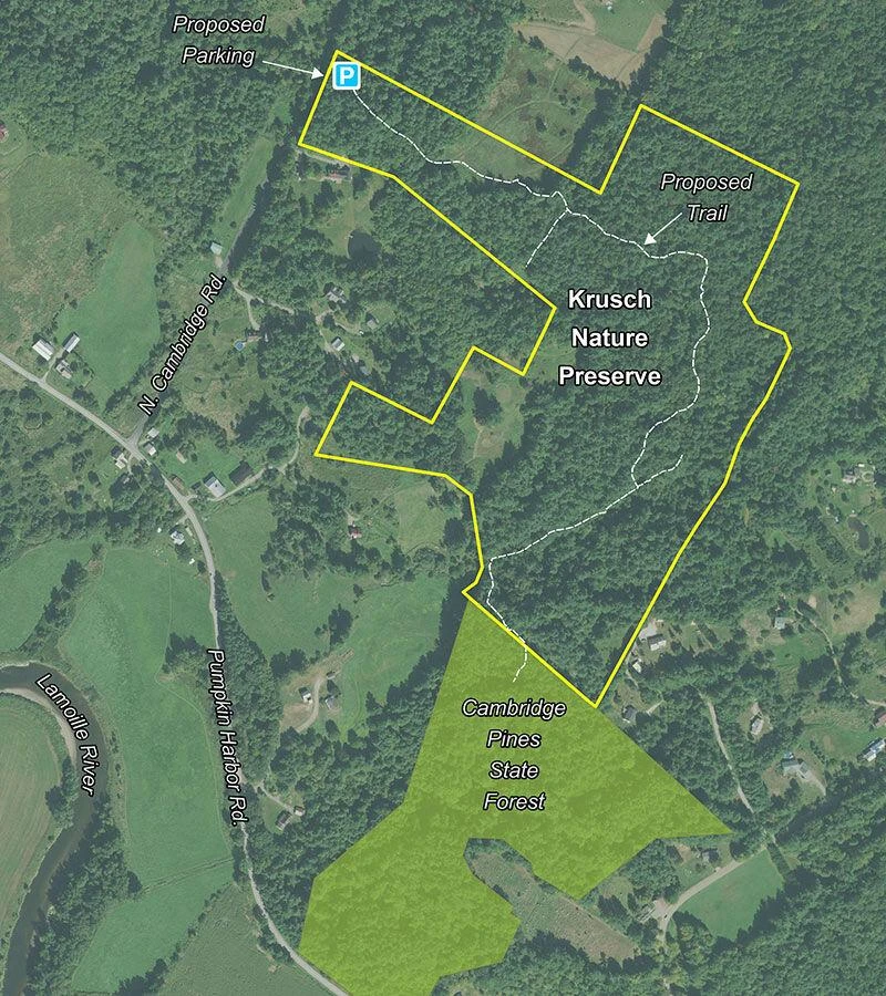 Peter A. Krusch Reserve - map