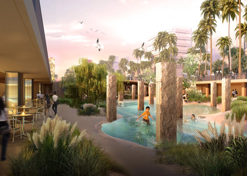 Urban swimming pool by MVRDV
