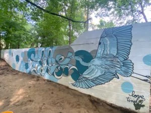 Permanent Forest Trail Artwork by John Tindell