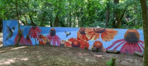Permanent Forest Trail Mural by Alison Hamil