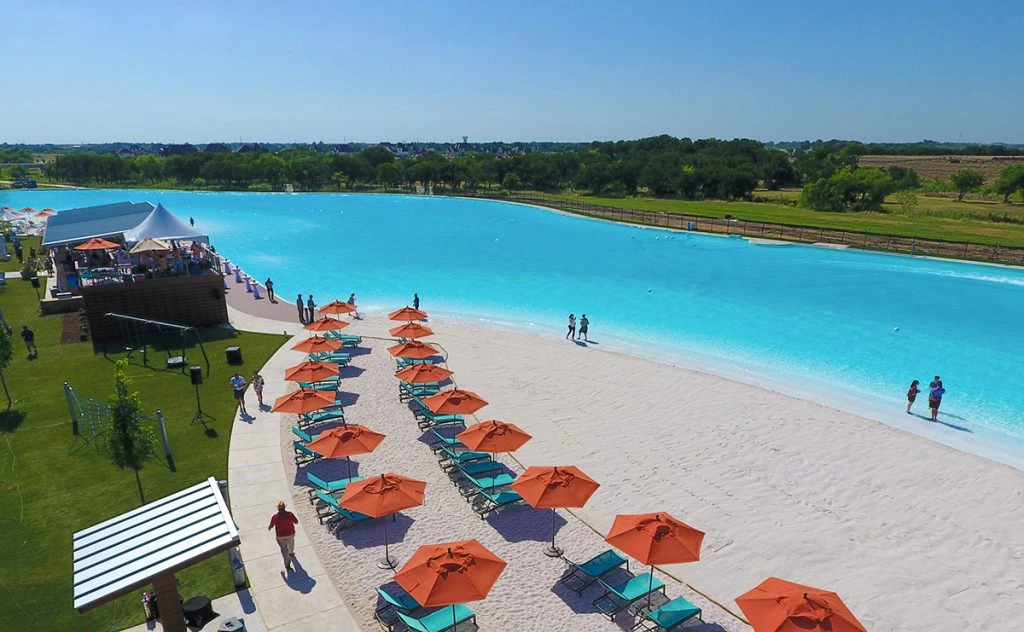 Windsong Ranch Lagoon is one of the largest ponds in the world.