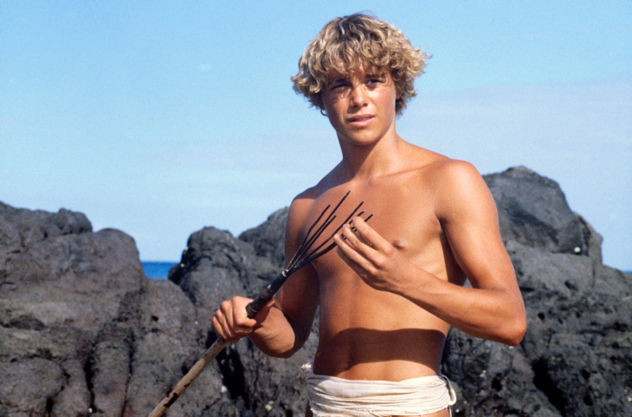 Actor Christopher Atkins in "The Blue Lagoon." 